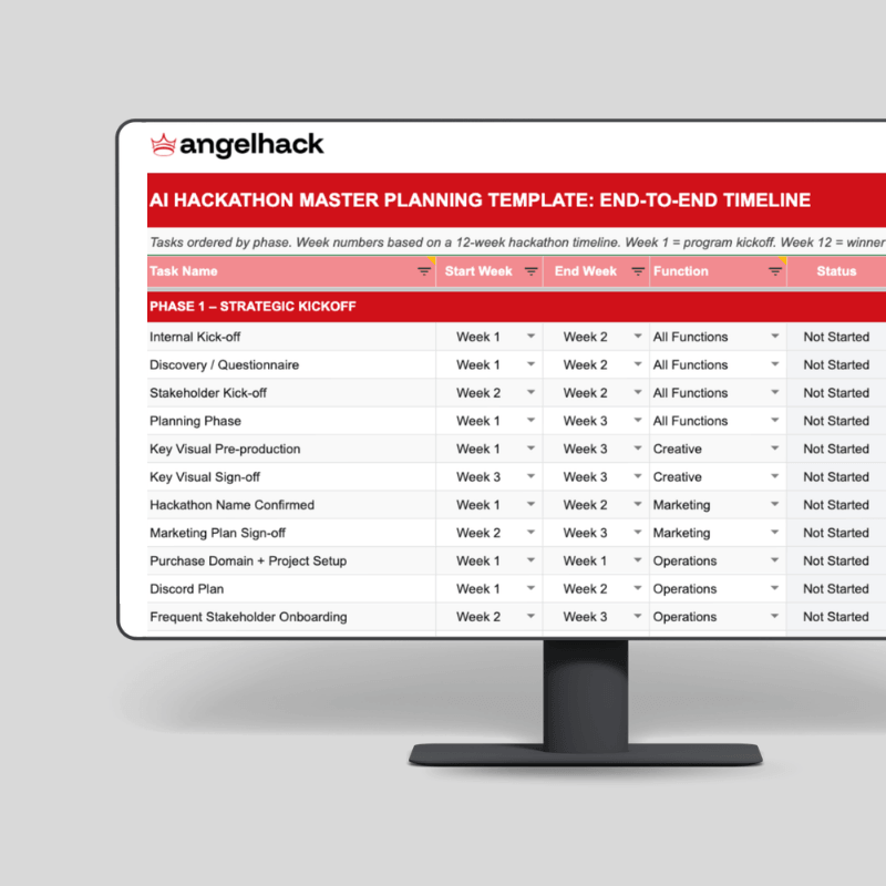 AI Hackathon Planning Template