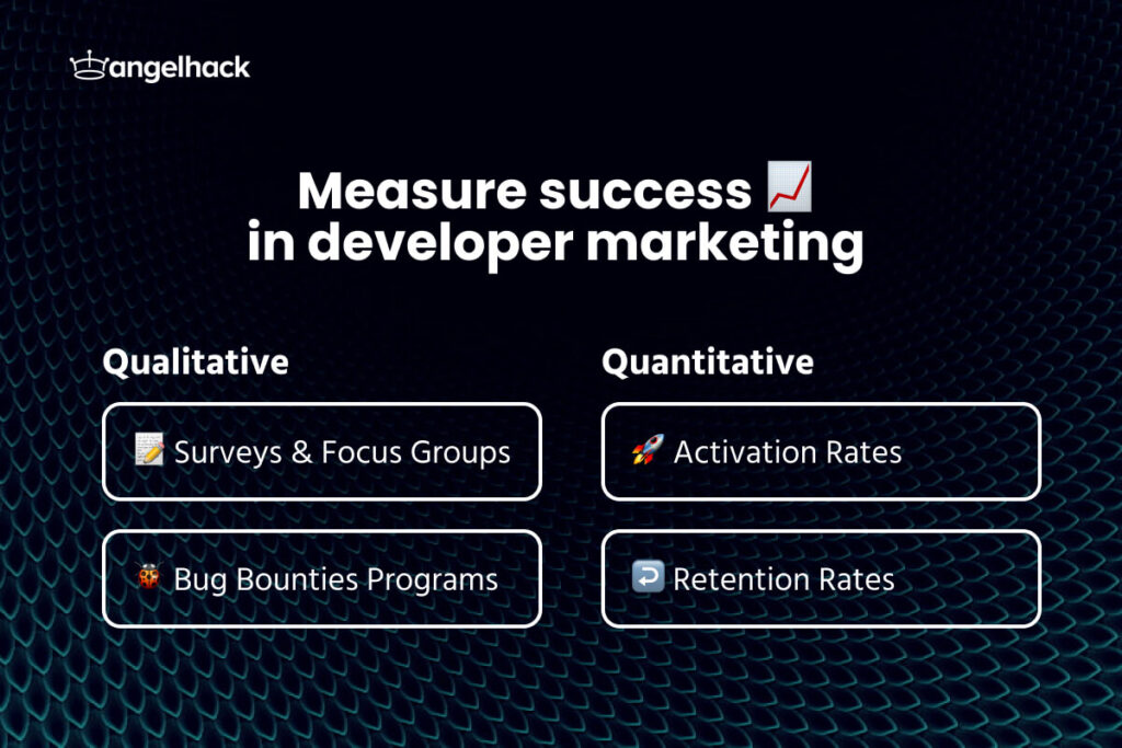 measure success in developer marketing