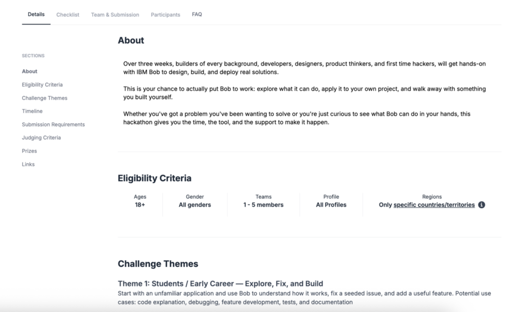How to Host a Virtual Hackathon on the AngelHack Platform 2 IBM hackathon page